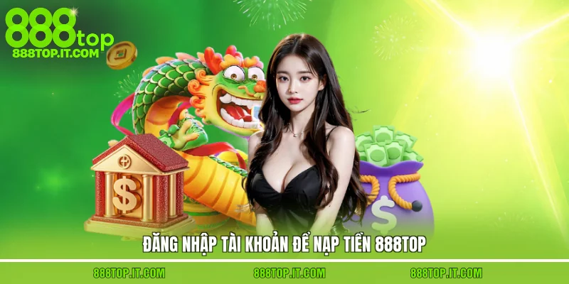 Đăng nhập tài khoản để nạp tiền 888top