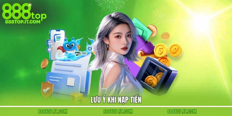 Lưu ý khi nạp tiền