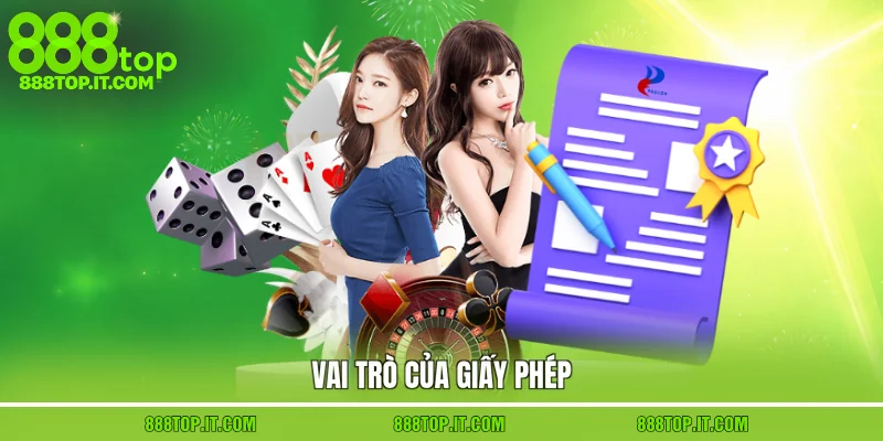 Vai trò của giấy phép